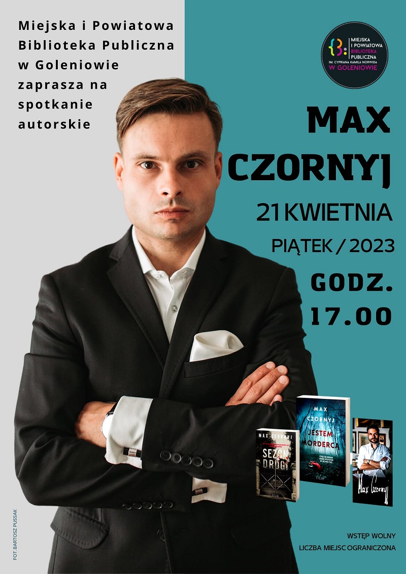Max Czornyj w bibliotece!