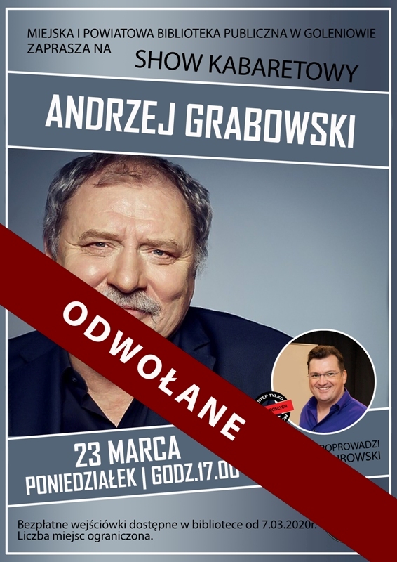 ODWOŁANE! Spotkanie z Andrzejem Grabowskim