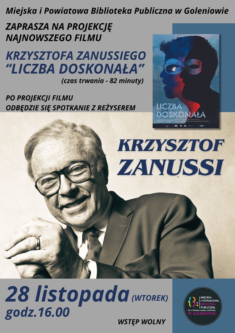 Spotkanie z Krzysztofem Zanussim połączone z projekcją filmu